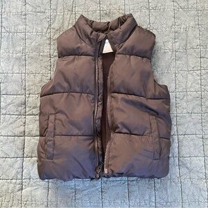Old Navy toddler puffer vest. Black. 4T.